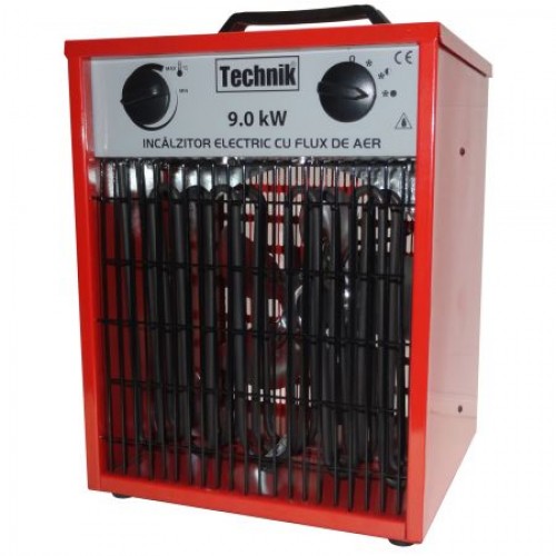 Aeroterma industriala Technik F9, 9000W, 2 trepte de putere, 800mc/h